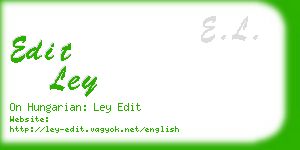 edit ley business card